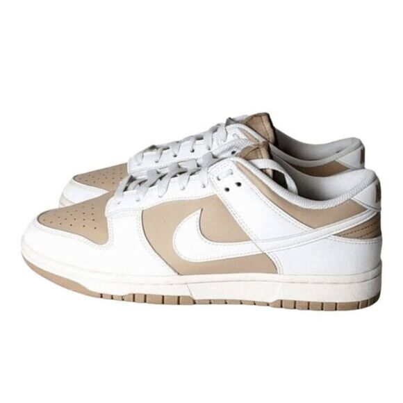 NIKE Dunk Low 'Next Nature Beige Sail' Sneakers Size 9 - Picture 2 of 7